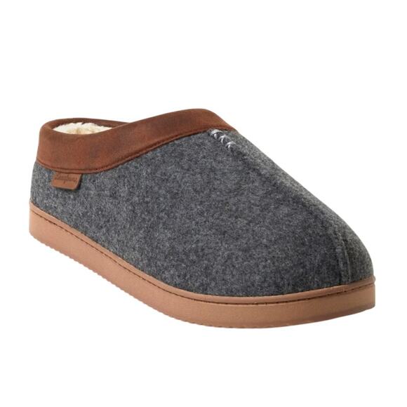 dearfoams Other - Dearfoams Mens Warner Clog Slippers US XL 13-14 EU 46.5 Grey NWT